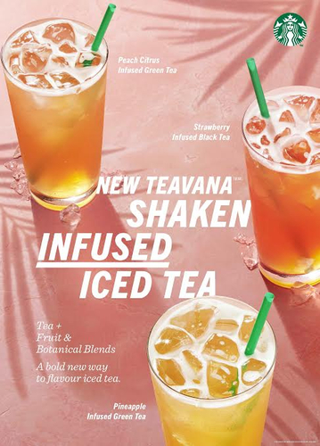 Starbucks Shaken Infused Iced Tea By Sarah Flotard