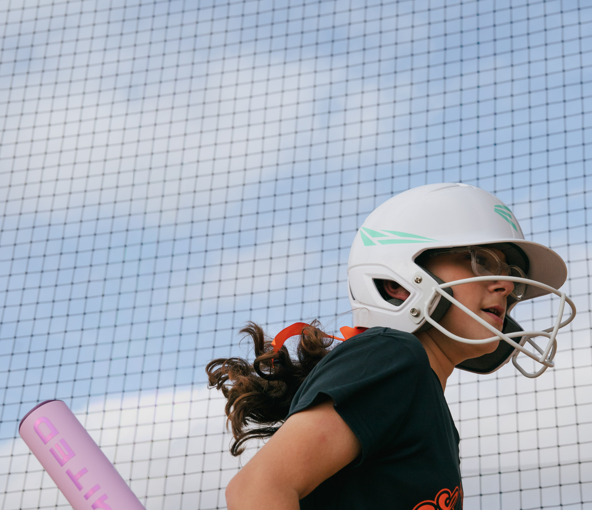 female baseball player