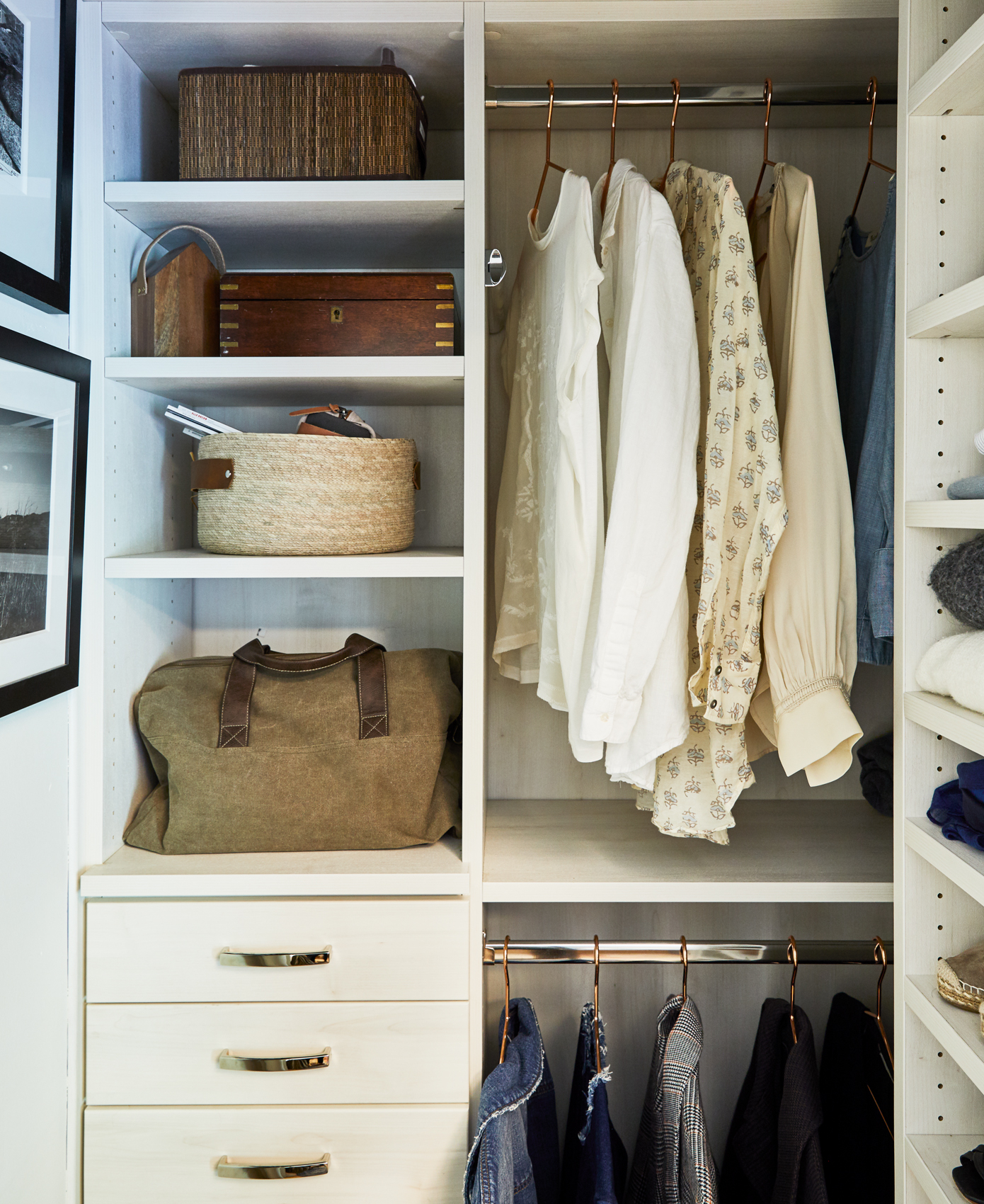Making closet spaces beautiful 