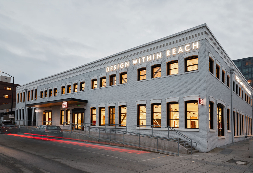 Retail storefront Portland Oregon, warehouse Beautiful Storefront