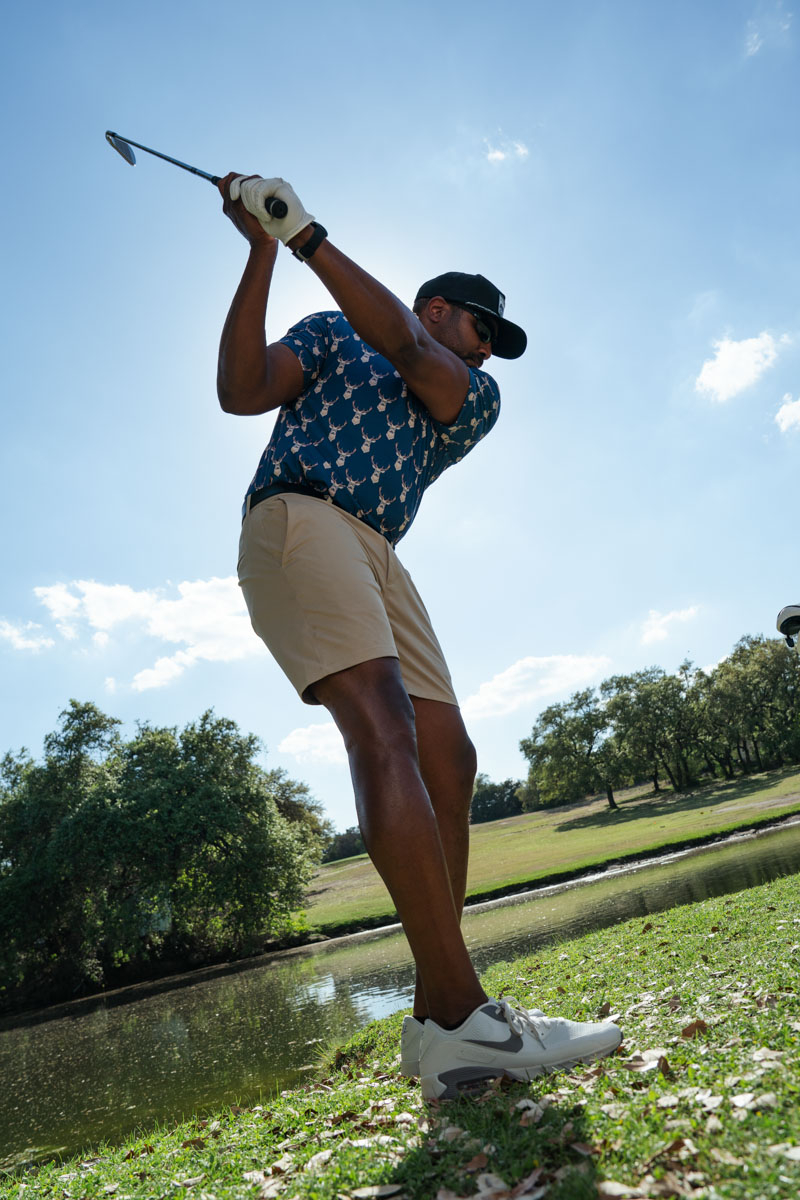 taking a swing 