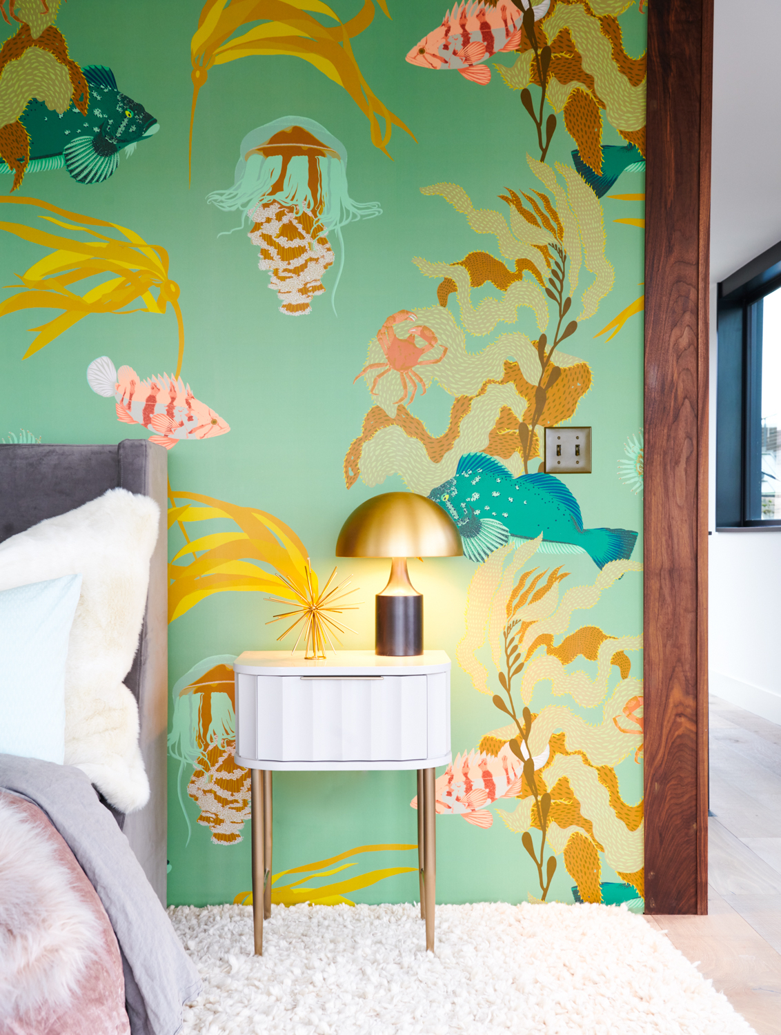 Sea wallpaper bedroom