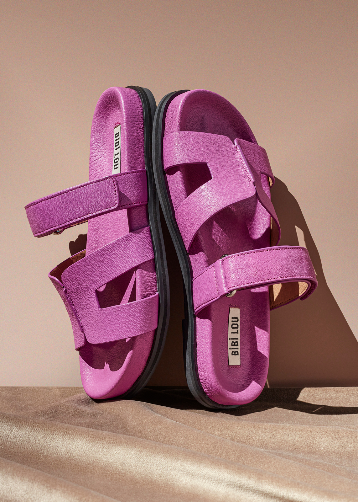 neon purple footwear 