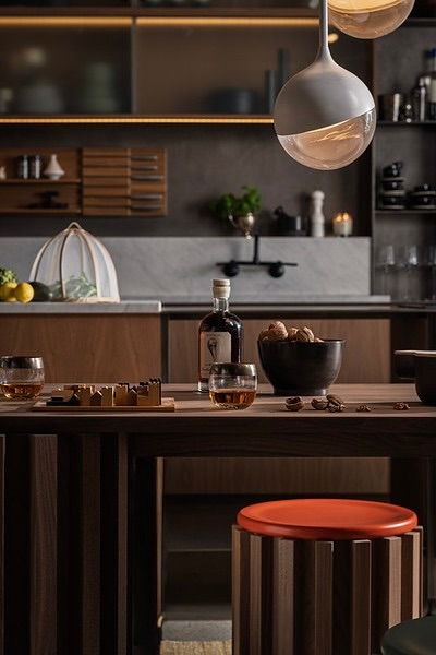 wood tones, elevated decor, minimalism, mid century modern 