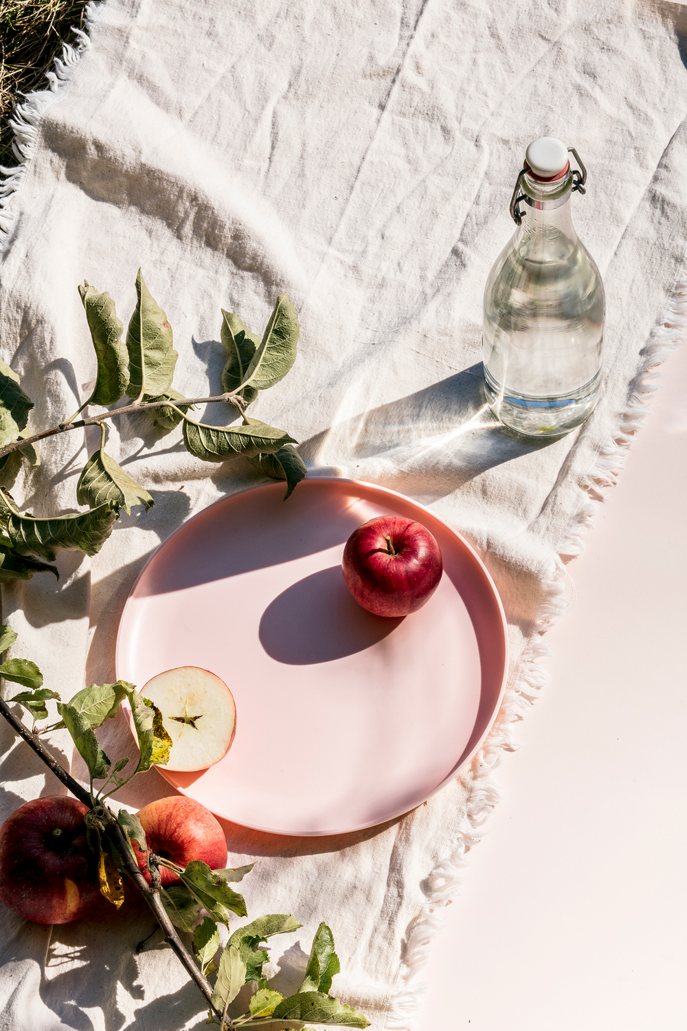 Decorating with natural objects in the environment, using light to create beauty, perfect date idea is a picnic ideas for summertime, decorating tabletop