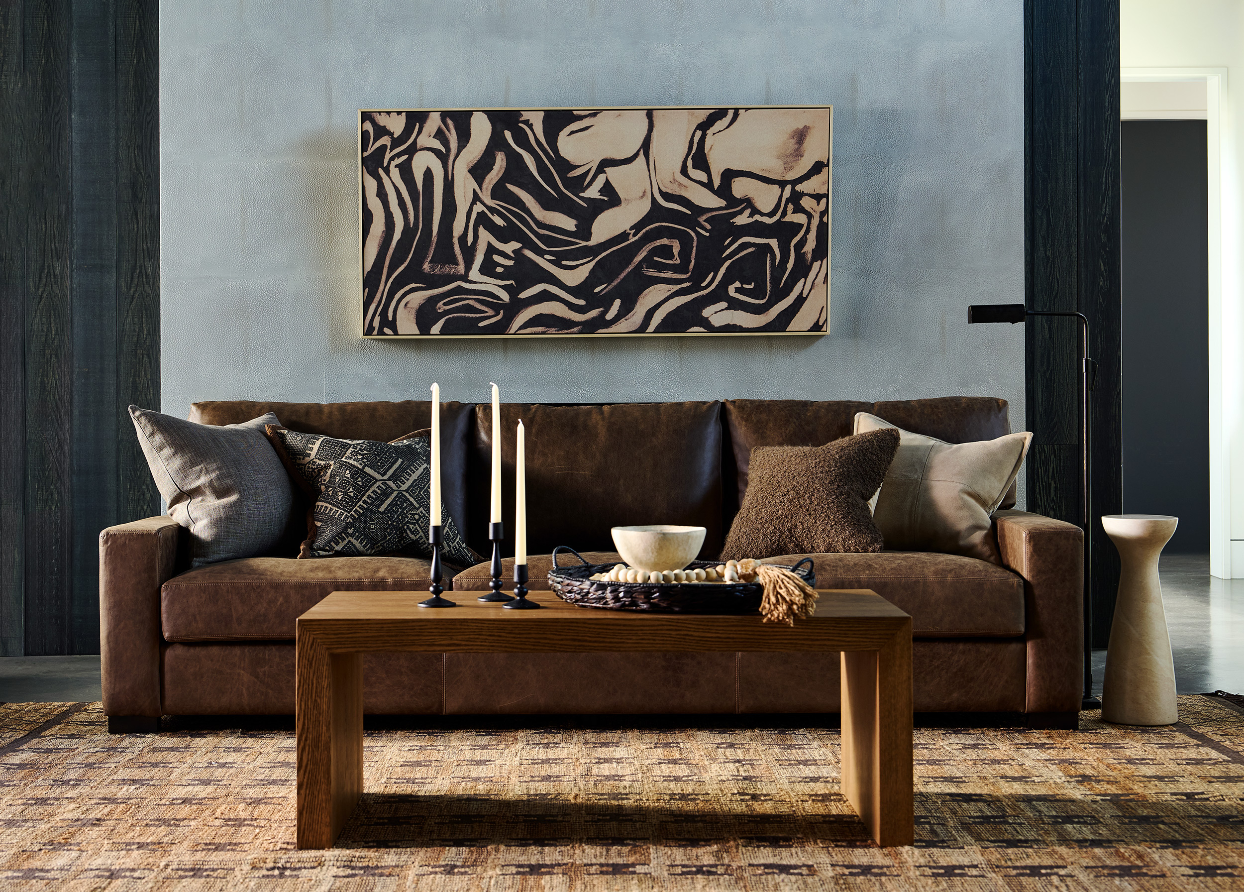 modern earth toned interiors 