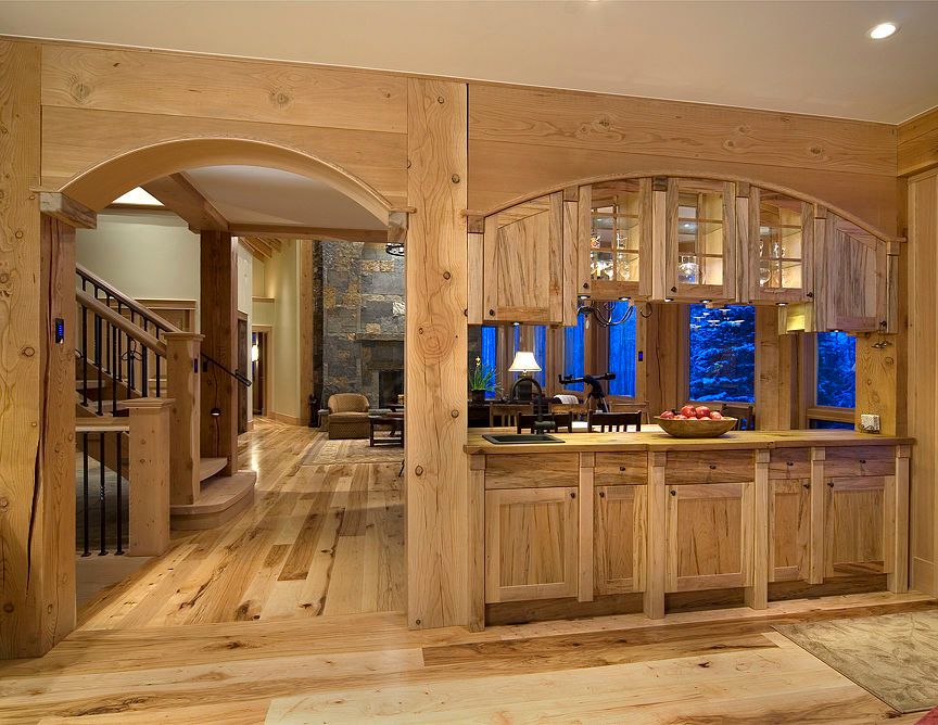 Arch and Wet Bar