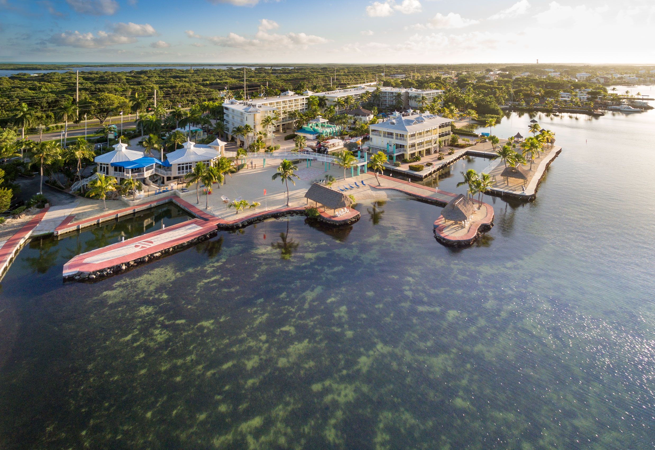 Key Largo Marriott Drone Aerial