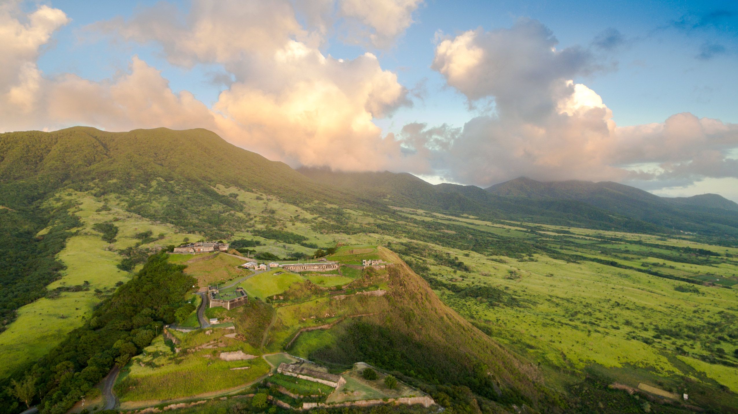 Brimstone Hill Drone Aerial