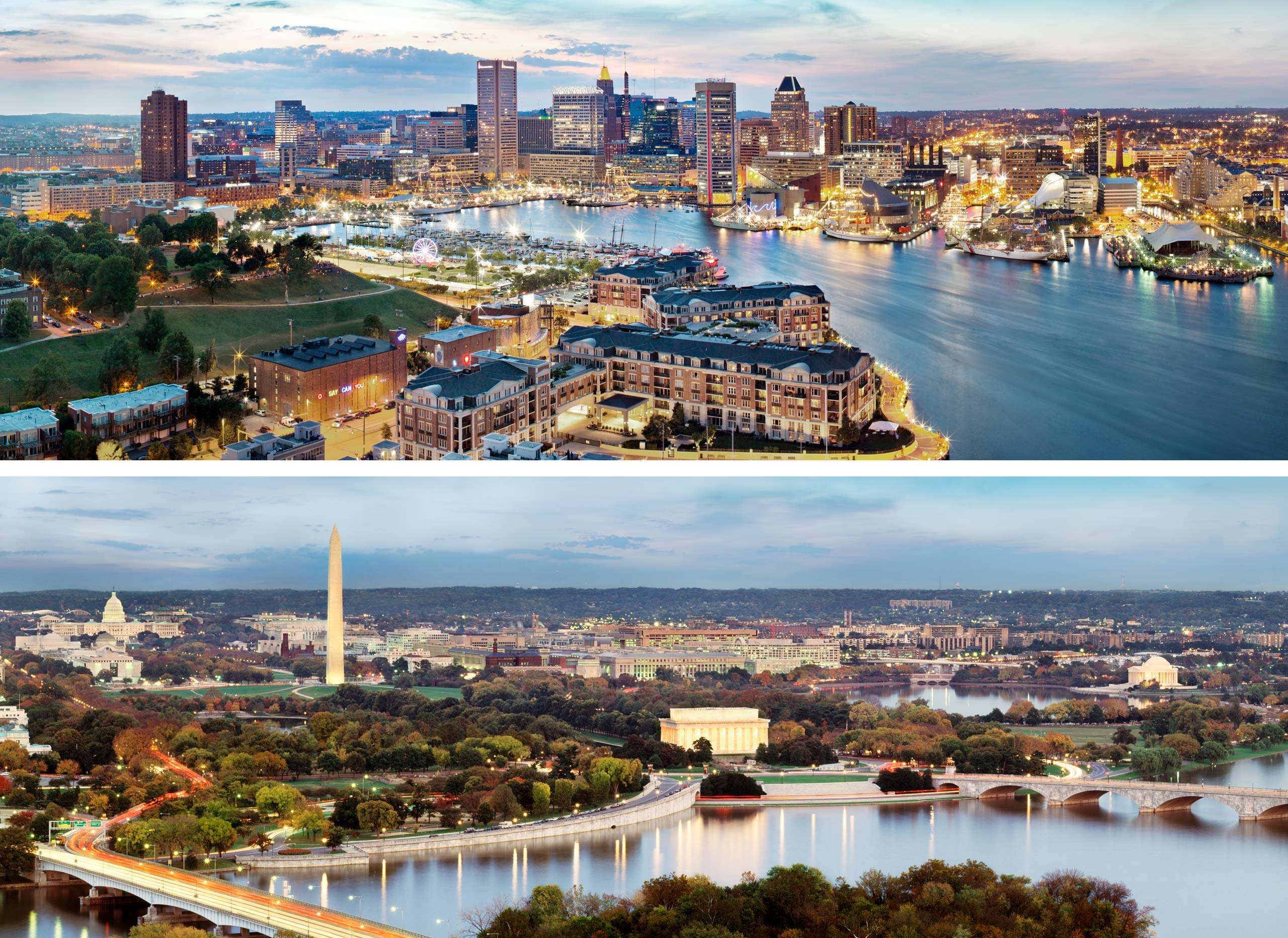 Baltimore and Washington DC Harbor