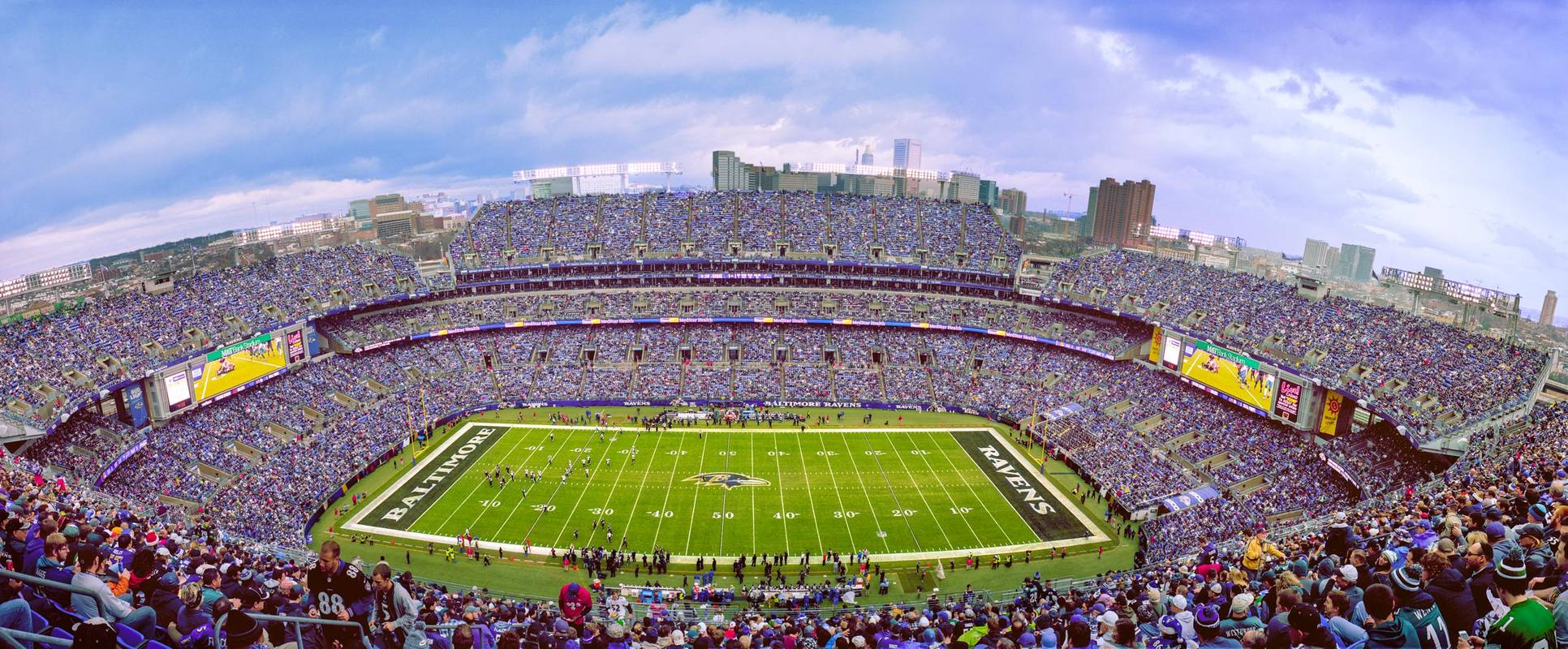 2013 Super Bowl Panoramic - Baltimore Ravens