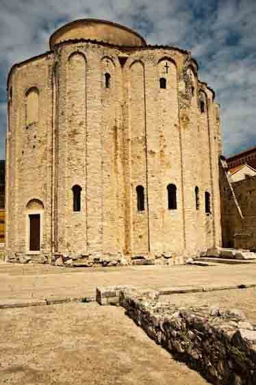 Zadar, Croatia Stone church