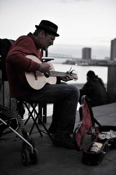 Banks of the Mississippi, French Quarter Blues by the Mississippi