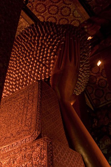 Back of sleeping Buddha