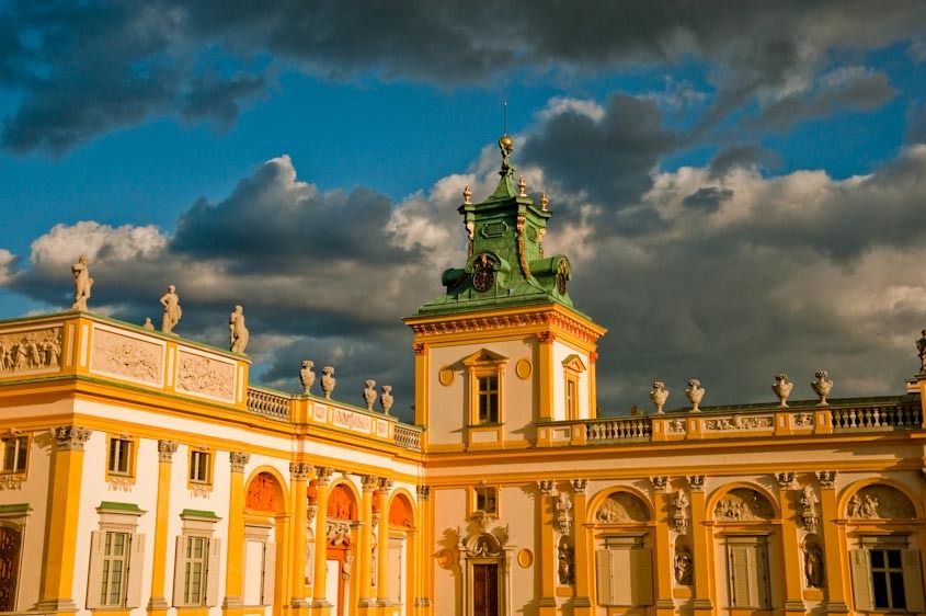 Near Warsaw, Poland Villanova castle