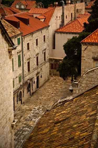 Dubrovnik, Croatia From the walls above