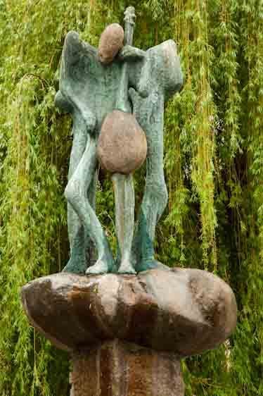 Krakow, Poland Garden sculpture