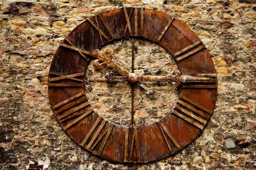 Zagreb, Croatia Stone and Roman numerals