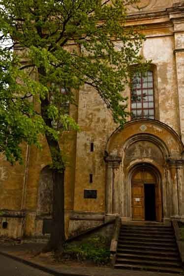 Vilnius, Lithuania Shadowed door