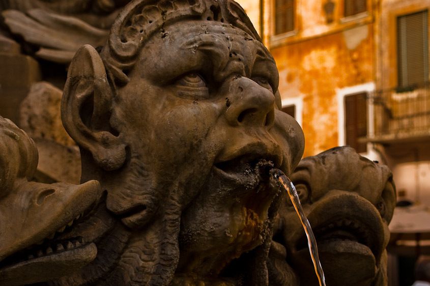 Rome, Italy Spout