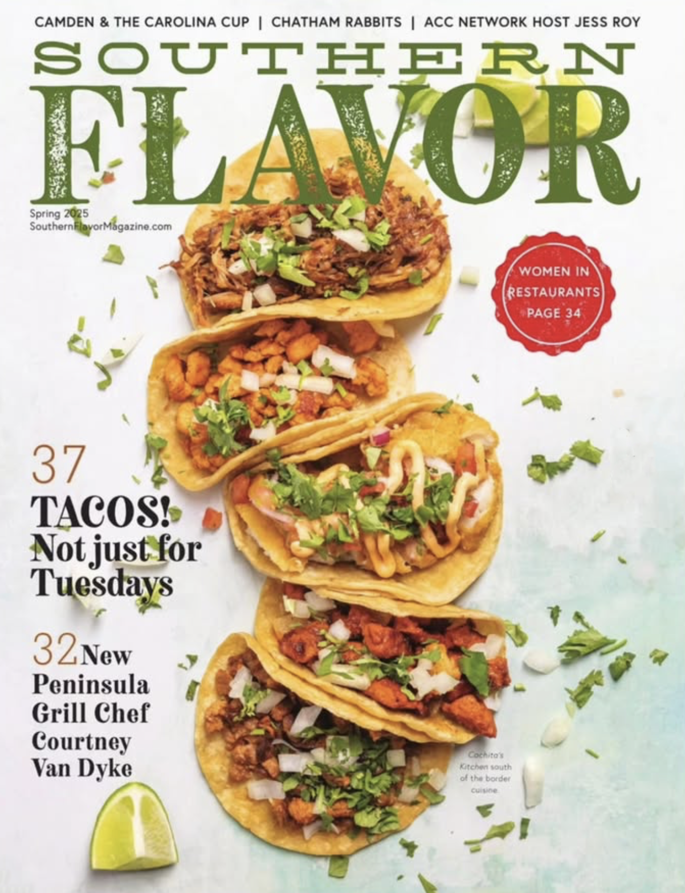 Southern Flavor Magazine Cover photographed by Jonathan Boncek 