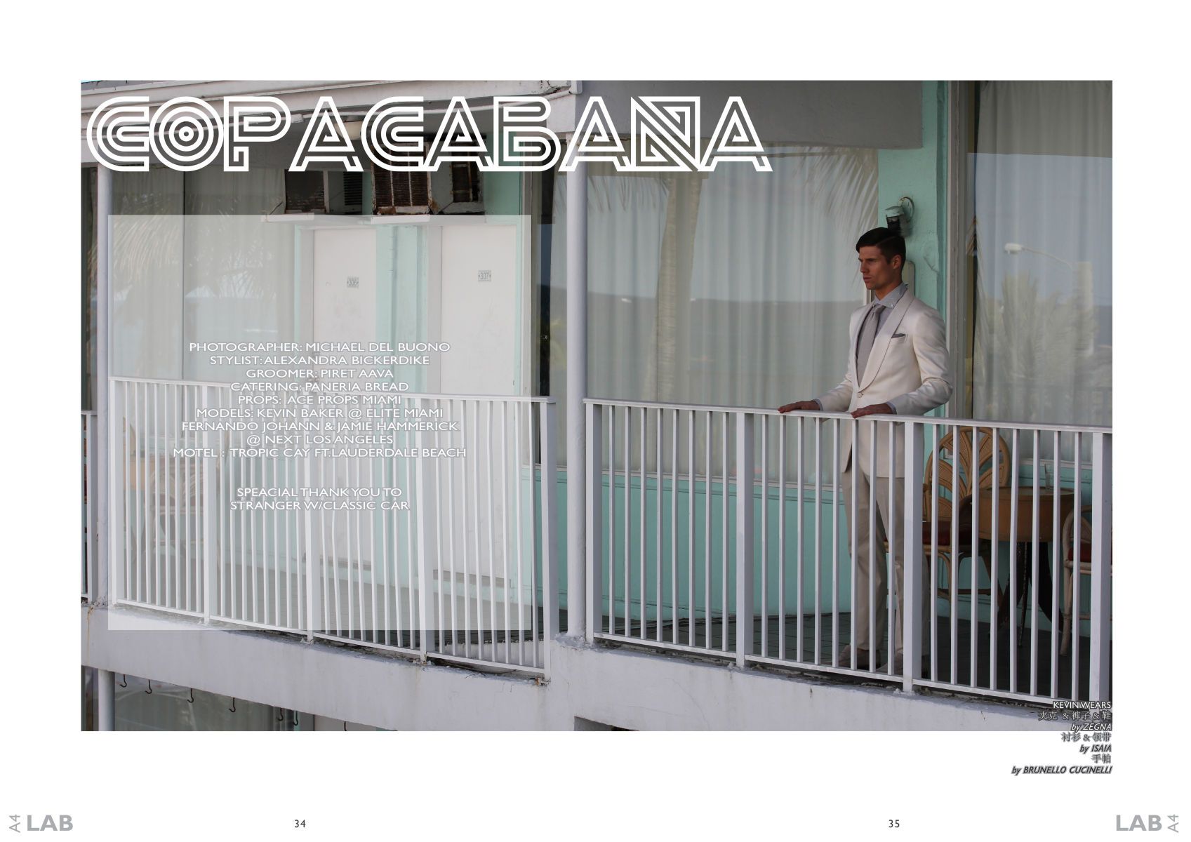 COPAGABANA by michael del buono for LAB 4 magazine