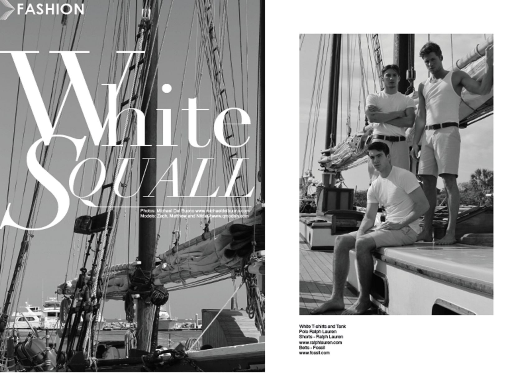 michael del buono for FAVE winter 12 fashion  WHITE SQUALL