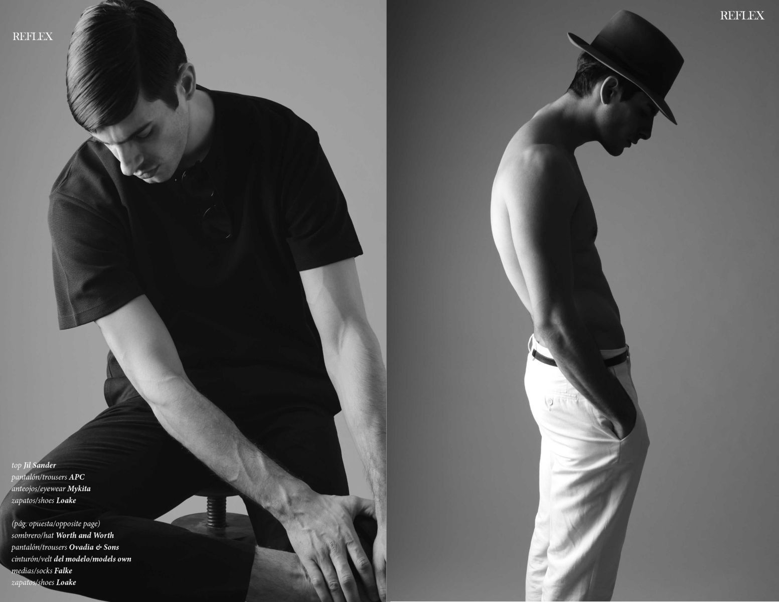 michael del buono for REFLEXX HOMME MAGAZINE