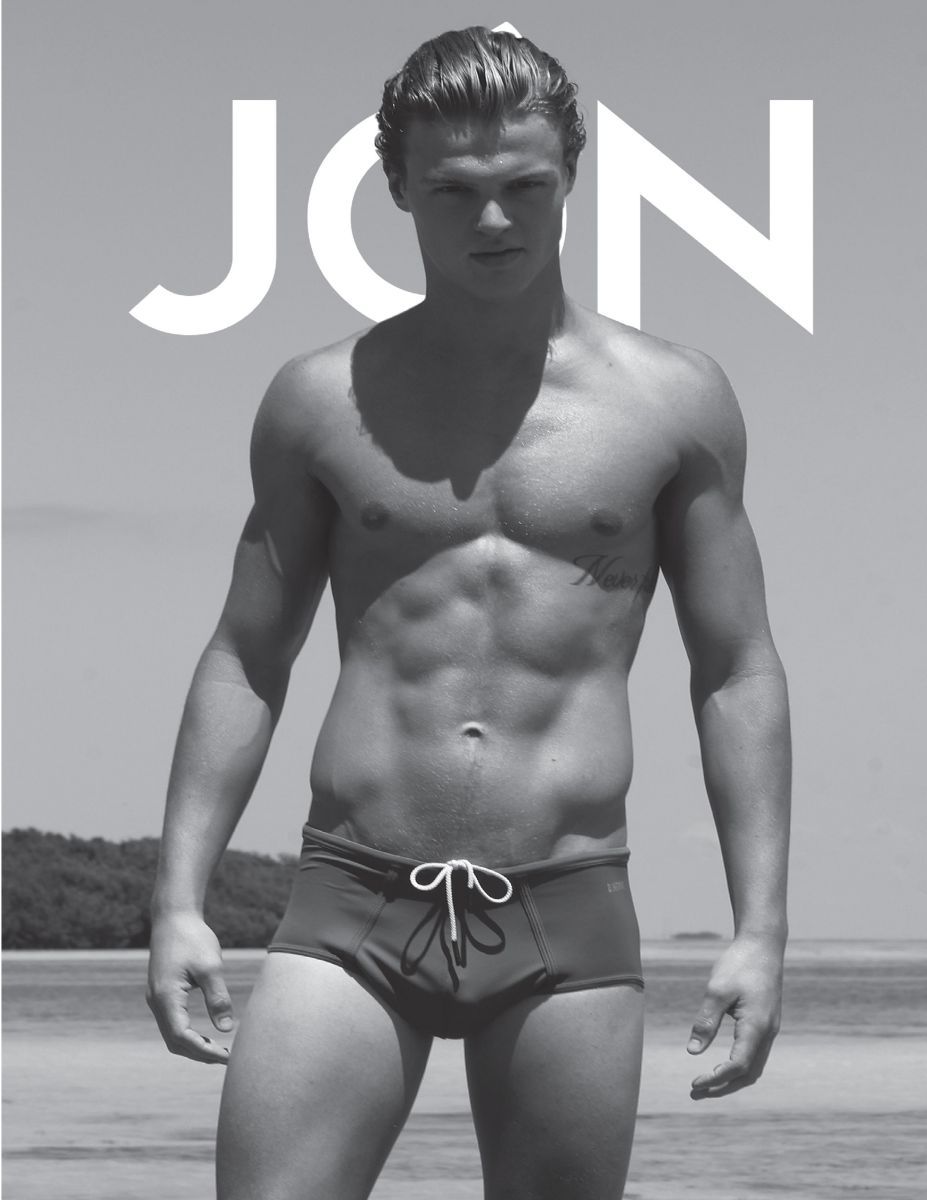 michael del buono shoots samuel kayes from next models for JON magazine