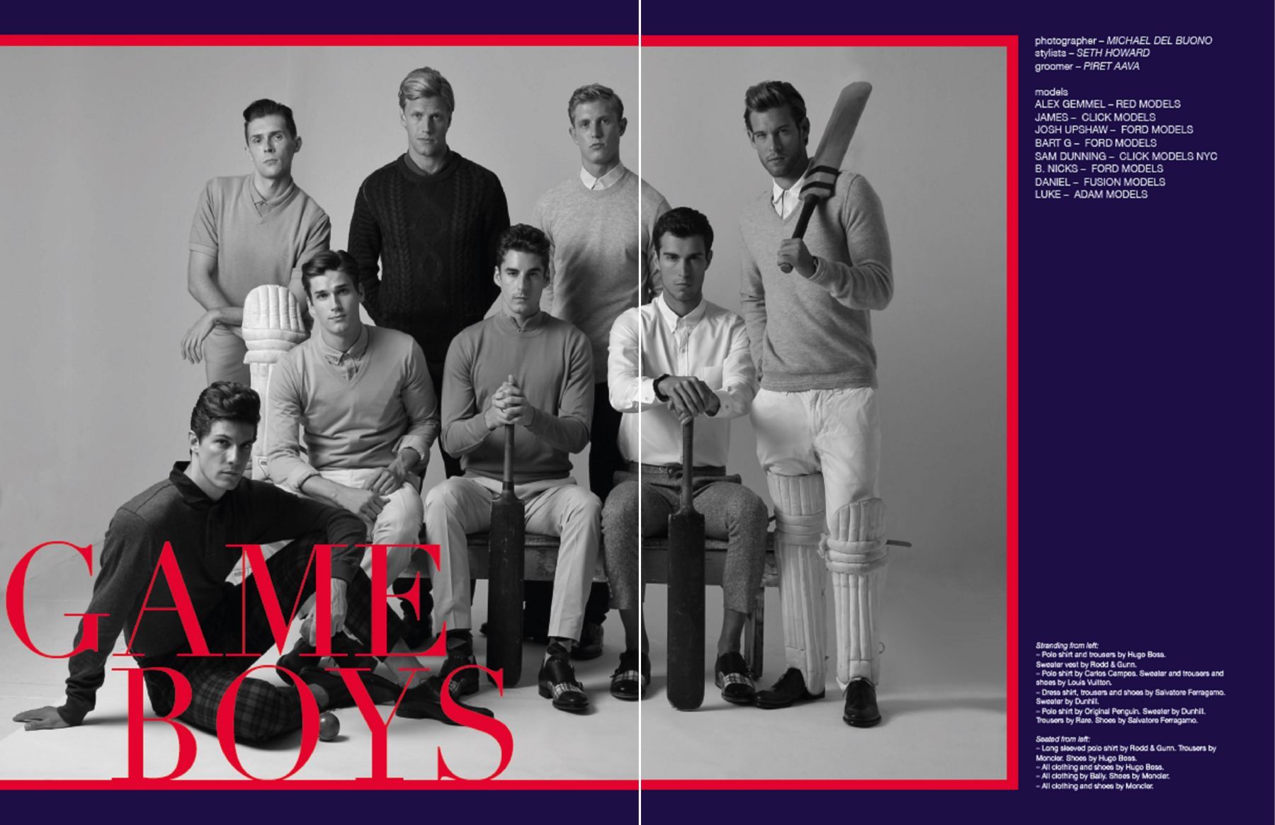 michael del buono for REFLEXX HOMME MAGAZINE