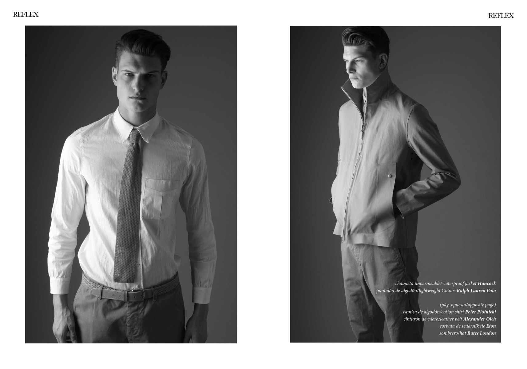 michael del buono for REFLEXX HOMME MAGAZINE