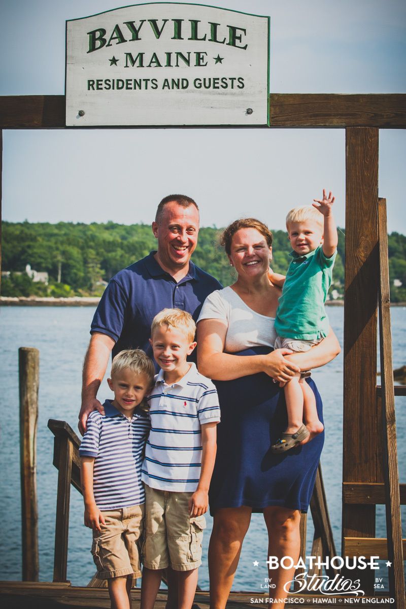 The Berkoff Family Photos via Maine Family Photographer (Boathouse Studios)