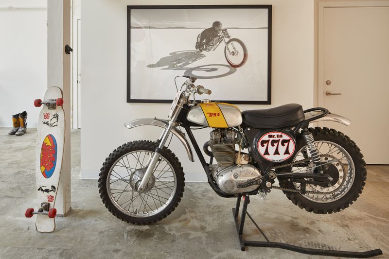 spielbox - a modern industrial motorcycle garage and studio in