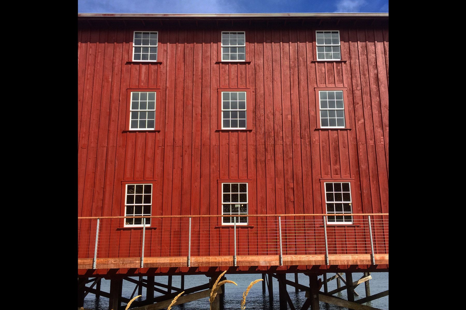 red barn, custom, astoria, river, fenestration, cannery
