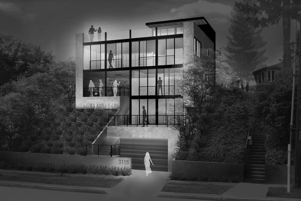 seattle architect, washington home, urban home, view house