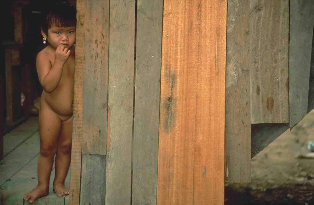 naked kids from laos Borneo - Wade Davis