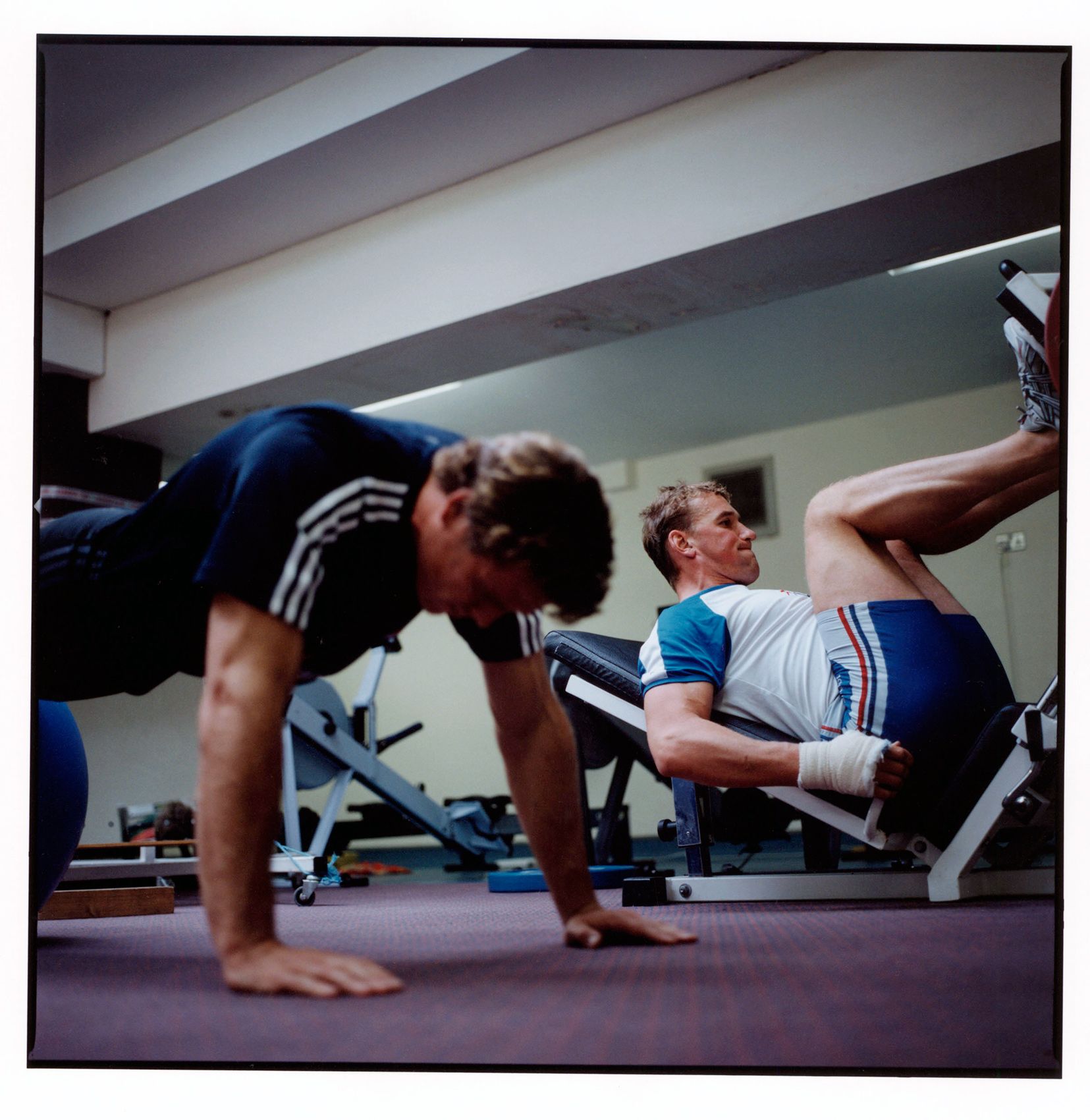 I followed GB Rowers Matthew Pinsent  and James Cracknell training regime for one year during the  lead up to the Athens Olympics. Olympics