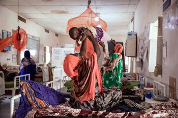 Hospital ward for malnourish children