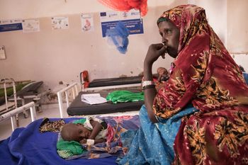 Galkayo Hospital for malnourished children