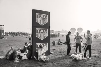 Marathon start area. TCS London MArathon