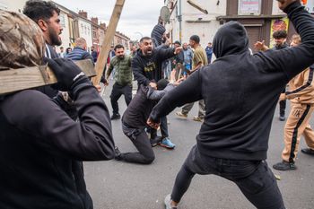 Far Right man is rescued from further punishment in Middlesbrough Far Right