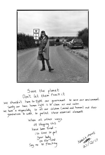 no fracking environment protest