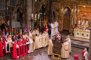Justin Welby says " God Save The King."