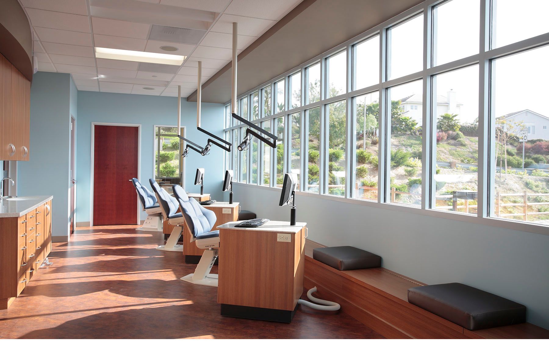 ARCHITECTURAL INTERIOR   OF DENTIST'S OFFICE FOR SUMMIT DEVELOPMENT SAN DIEGO  ARCHITECTURAL PHOTOGRAPHY