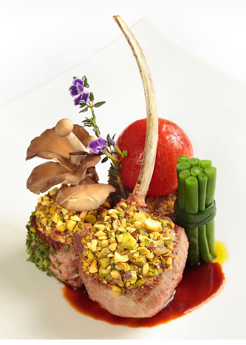 PHOTOGRAPH OF ELEGANT FOOD PLATE