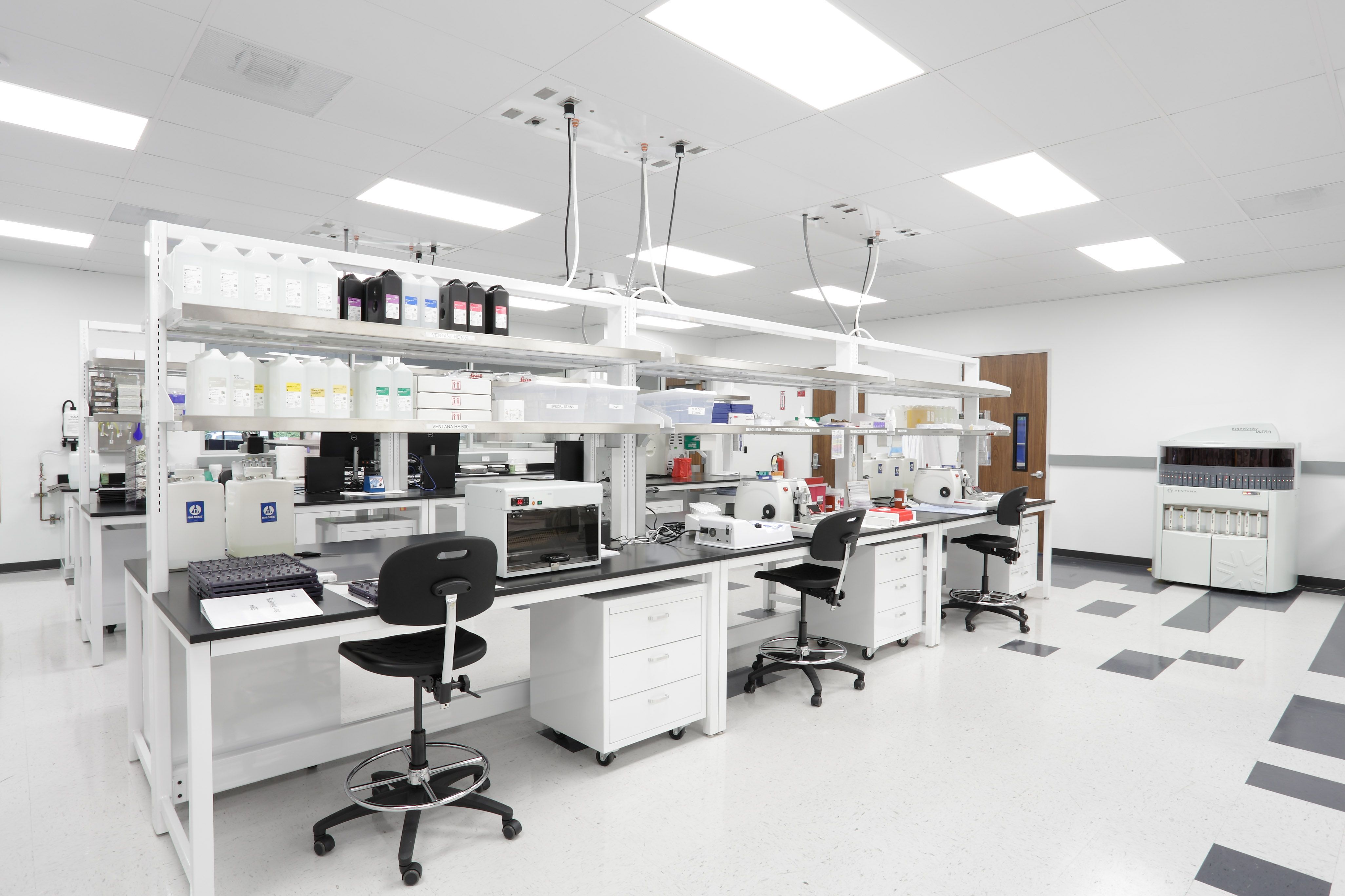 Modern Biotech Research Laboratory Facility Interior