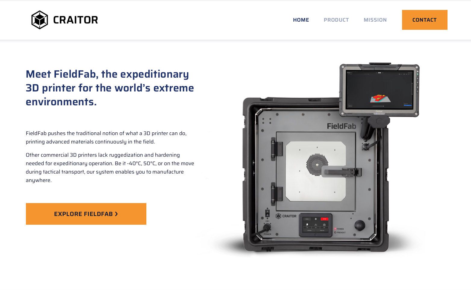 Craitor Military-Grade 3D Printer
