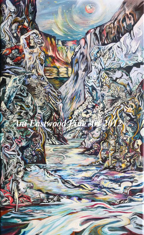 Grand Canyon Painting Horn Creek Rapid