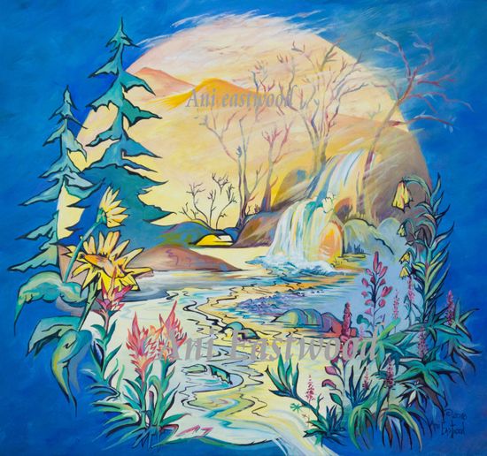 Original Oil on Canvas $2200/ 18"x20", Full Size LImited Edition Canvas Giclee Reproduction $330 "Spring Bloom"