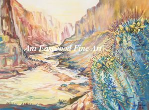 Nankoweap Granaries, Original Oil Purchased on Commission $450, Canvas Giclee $300, Paper Giclee $90 Nankoweap Granaries